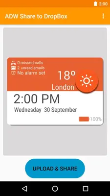 ADW Share to DropBox android App screenshot 2